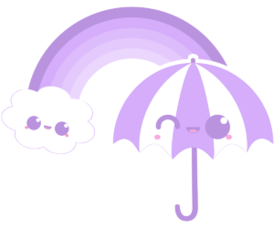 Purple kawaii misc weather preview icon