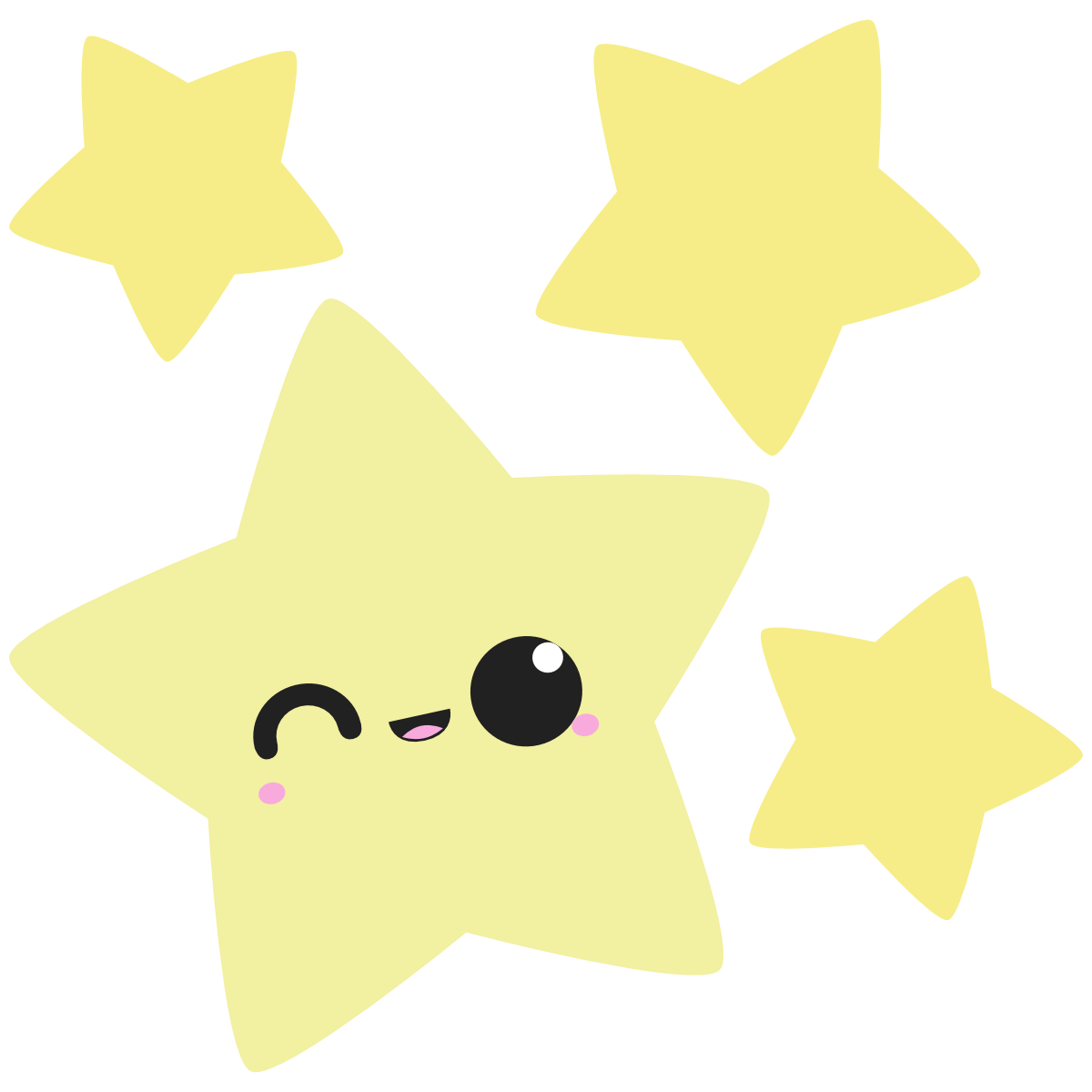 Several kawaii stars