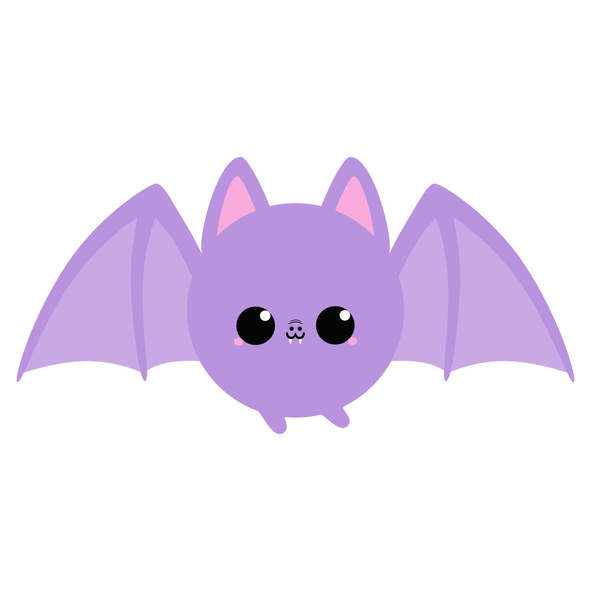 Cute Bat kawaii style