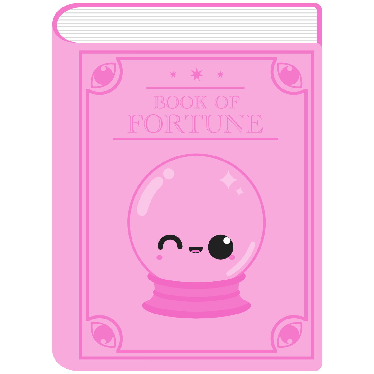 Kawaii version of the book of fortune telling