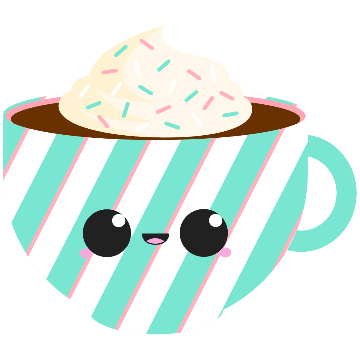Hot Chocolate with kawaii face