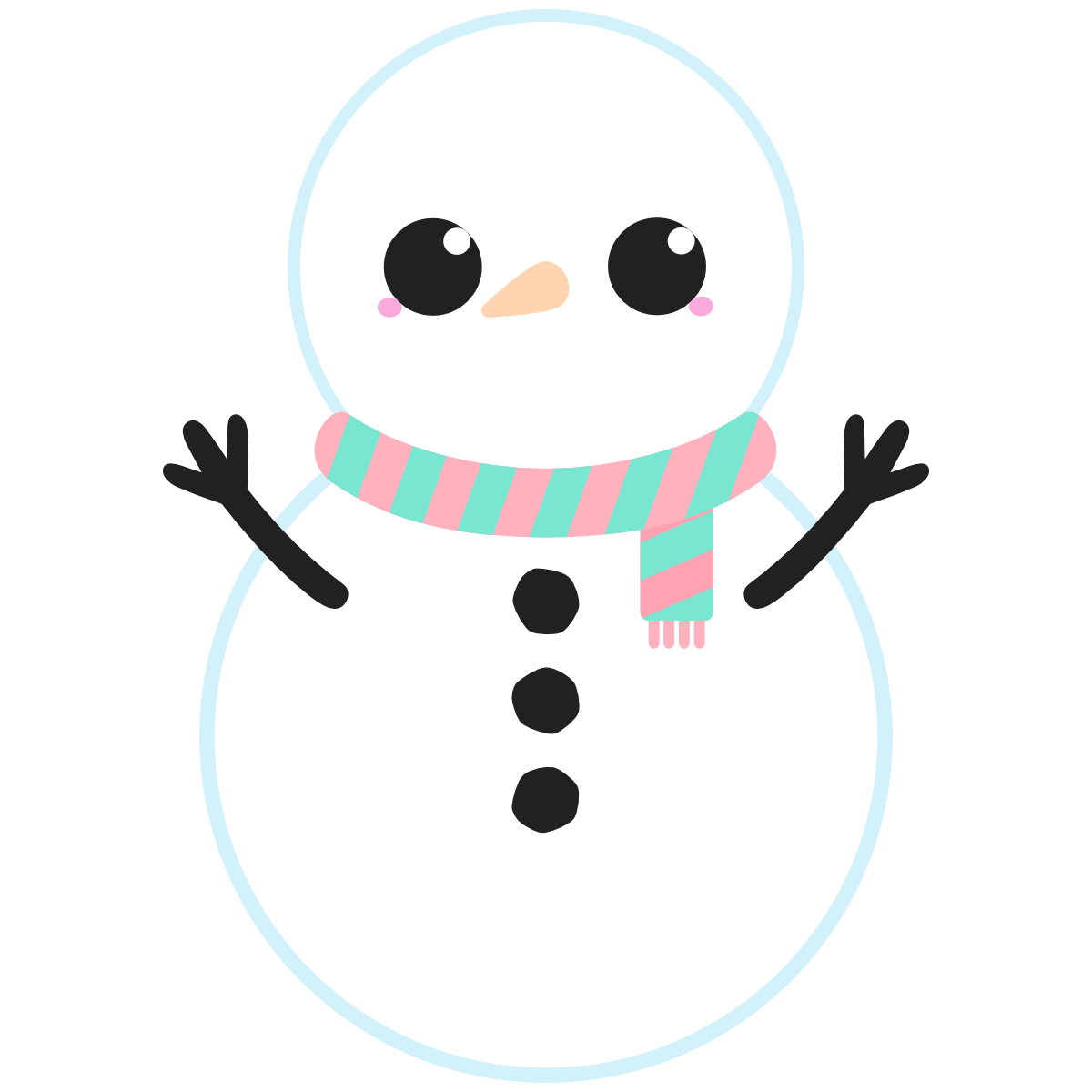 Kawaii Snowman