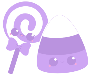 kawaii halloween sweets treats icon