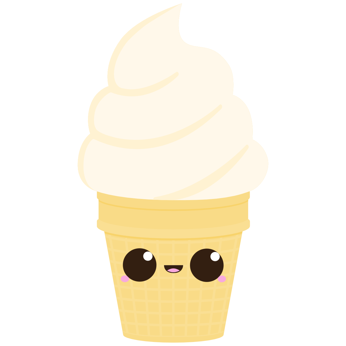 kawaii vanilla soft serve