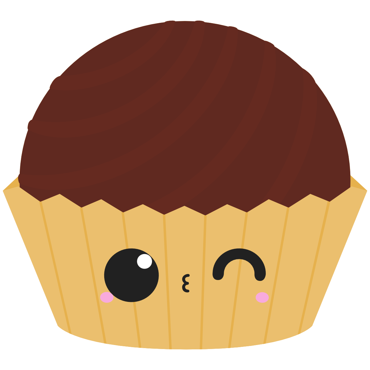 kawaii chocolate confection