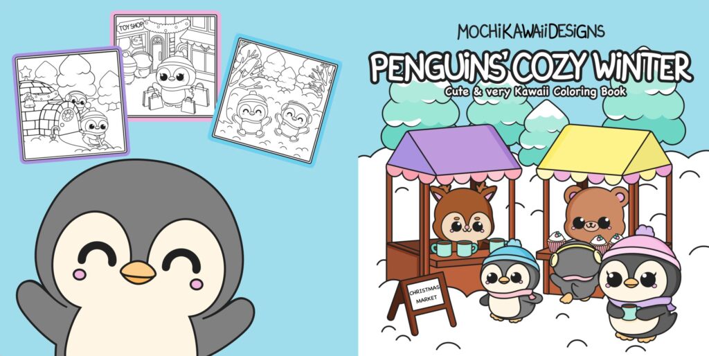 Penguins Cozy Winter Cover