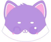kawaii black shiba inu icon