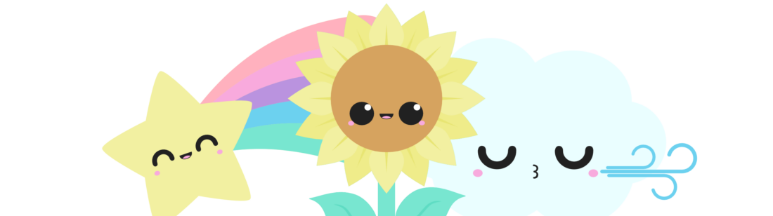 kawaii nature banner