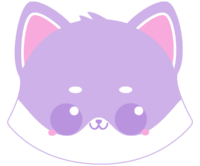 kawaii red shiba inu icon